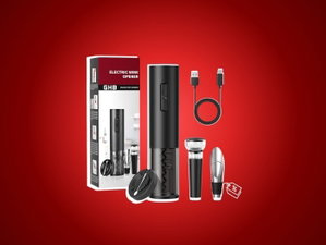Natal e vinho? Descobre os saca-rolhas elétricos por menos de 35€ na Amazon!