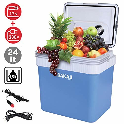 Nevera eléctrica Bakaji 24 litros 12/220 V