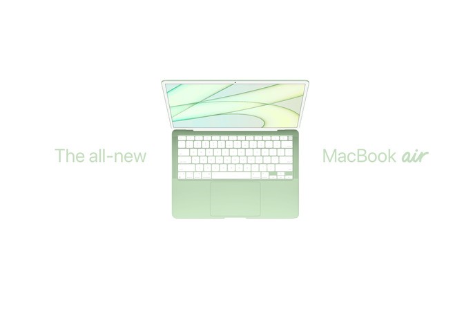 MacBook Air colorido imaginado pelo 9to5Mac
