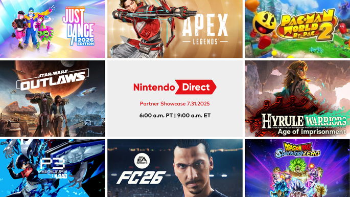 Nintendo Direct Julho jogos