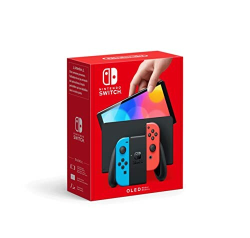 Nintendo Switch OLED Neon Azul e Vermelho