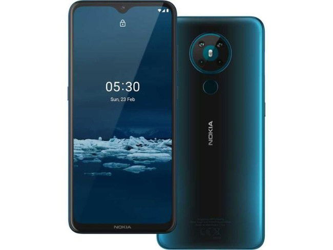 Telemóvel Nokia 5.3 em azul