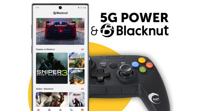 Blacknut gaming 5G
