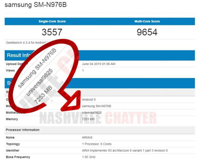 Galaxy NOte 10 Snapdragon
