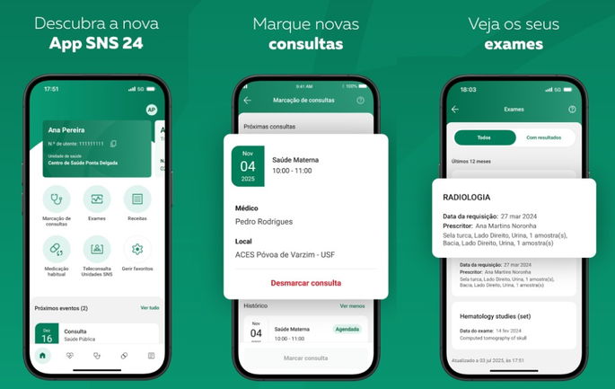 Nova App e Portal SNS 24