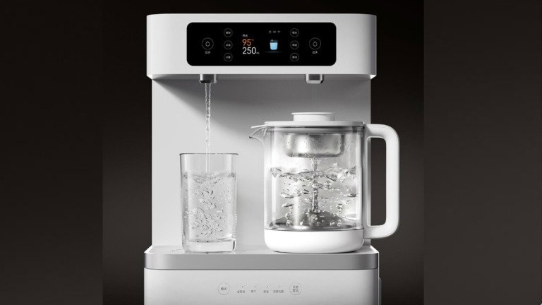 Nova chaleira inteligente da Xiaomi de 5,5 L prepara bebidas e esteriliza as chávenas