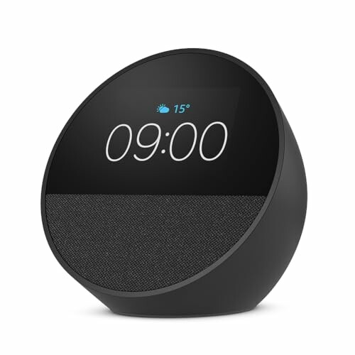 Novo Echo Spot (lançado em 2024), relógio inteligente com alarme e som vibrante + Alexa