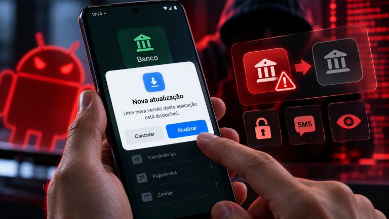 Novo malware Android consegue substituir a app bancária por uma cópia falsa