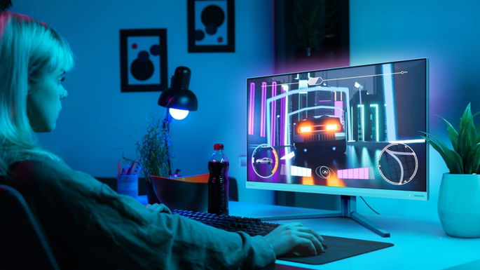 Novo monitor Philips 4K/FHD