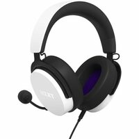 NZXT AP-WCB40-W2 Headset Hi-Res com Cabo, Microfone Desmont&aacute;vel e Isolamento de Ruido Branco