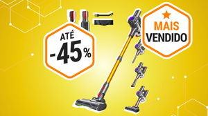 O aspirador sem fios da VACTechPro é campeão de vendas e está com desconto de 45%
