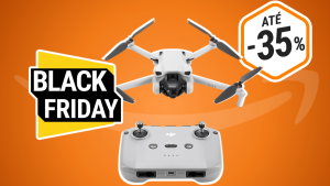 O drone DJI Mini 3 caiu a pique nas ofertas da Black Friday da Amazon!