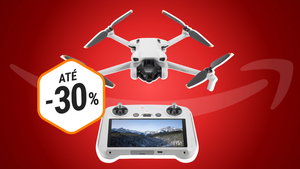 O drone DJI Mini 3 com câmara 4K está com desconto 30% na Amazon!