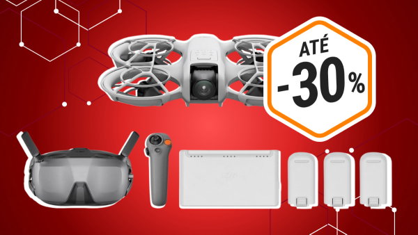 O drone DJI Neo Motion Fly More Combo está com 30% de desconto na Amazon