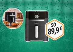O folheto do Lidl tem uma fritadeira Moulinex 2 em 1 ao preço da chuva