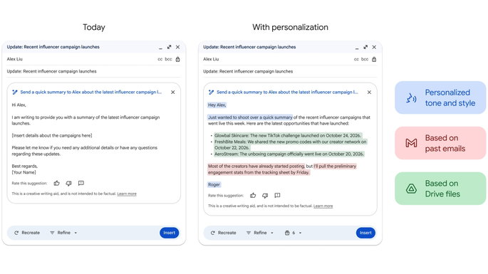 O Gmail recebe duas novidades de IA para te poupar muito tempo