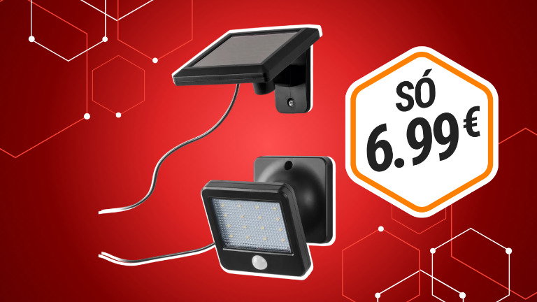 O Lidl lançou uma luz solar LED por 6,99 € ideal para iluminar o teu jardim