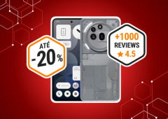 O Nothing Phone (3a) Pro tem ótimas avaliações e custa menos de 400 €