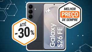 O novo Samsung Galaxy S26 FE já está ao melhor preço na Worten