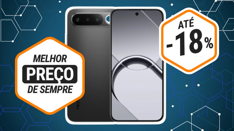 O novo telemóvel Realme 16 5G com bateria de 7000 mAh está ao melhor preço