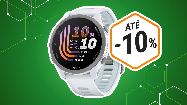 O preço do relógio inteligente Garmin Forerunner 170 desceu na Amazon