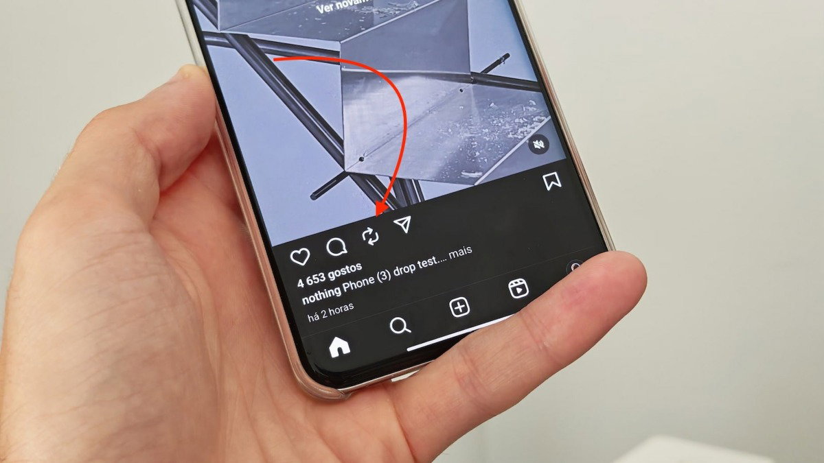 O que é o novo e misterioso botão (duas setas) do Instagram: nós ...