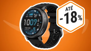 O relógio Amazfit Active Max tem quase um mês de bateria por menos de 150 € na Amazon!