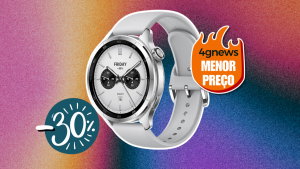 O relógio XIAOMI Watch S4 está ao menor preço de sempre na Amazon!