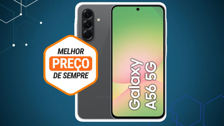 O Samsung Galaxy A56 é um dos mais procurados do mundo e está por menos de 300 €