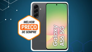O Samsung Galaxy A56 é um dos mais procurados do mundo e está por menos de 300 €