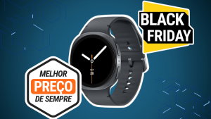 O Samsung Galaxy Watch 8 acabou de chegar ao preço mínimo histórico!