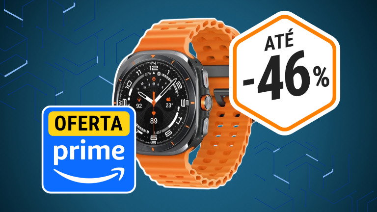 O Samsung Galaxy Watch Ultra está a quase metade do preço antes do Prime Day 2026