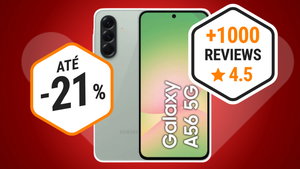 O smartphone Samsung Galaxy A56 5G está por menos de 350 € na Worten