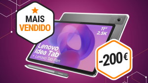 O tablet Lenovo Idea Tab de 128 GB é o campeão de vendas e custa menos de 200€
