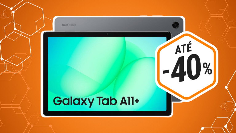 O tablet Samsung Galaxy Tab A11+ está quase a metade do preço na Amazon