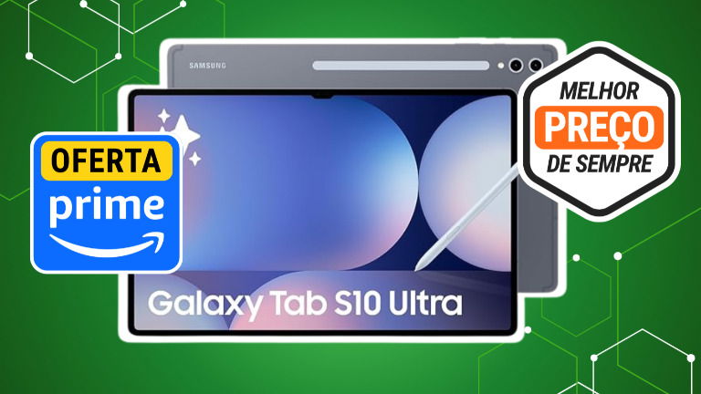 O tablet Samsung Galaxy Tab S10 Ultra ao menor preço de sempre nas Ofertas Prime!