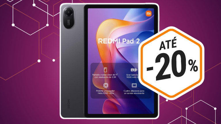 O Xiaomi REDMI Pad 2 por 223,54 € é uma opção barata para estudar