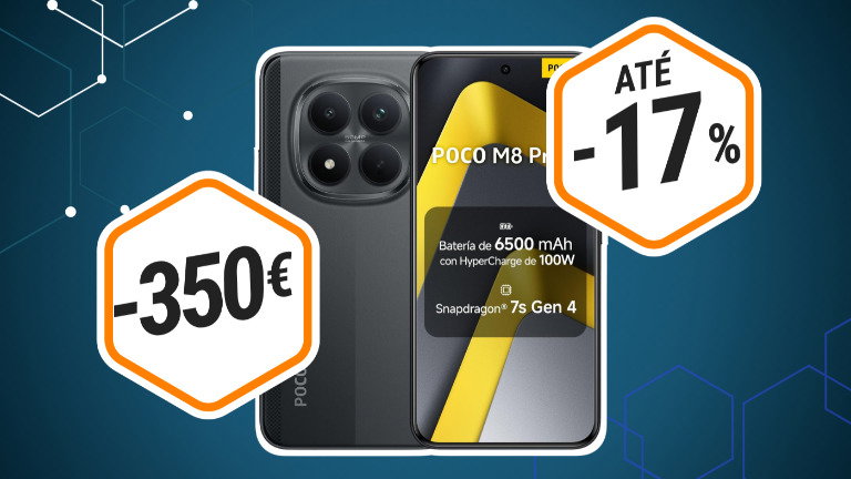 O telemóvel Xiaomi POCO M8 Pro de 512 GB está por menos de 350 € na Amazon