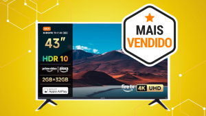 O televisor Xiaomi 4K UHD é o mais vendido e está por menos de 300 € na Amazon!