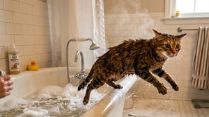 O teu gato detesta água e há uma razão científica para isto