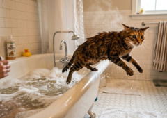 O teu gato detesta água e há uma razão científica para isto