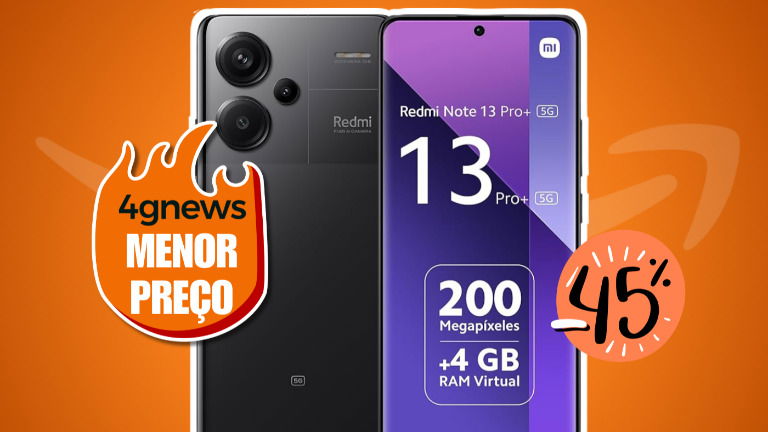 O Xiaomi Redmi Note 13 Pro+ 5G está no menor preço de sempre na Amazon!