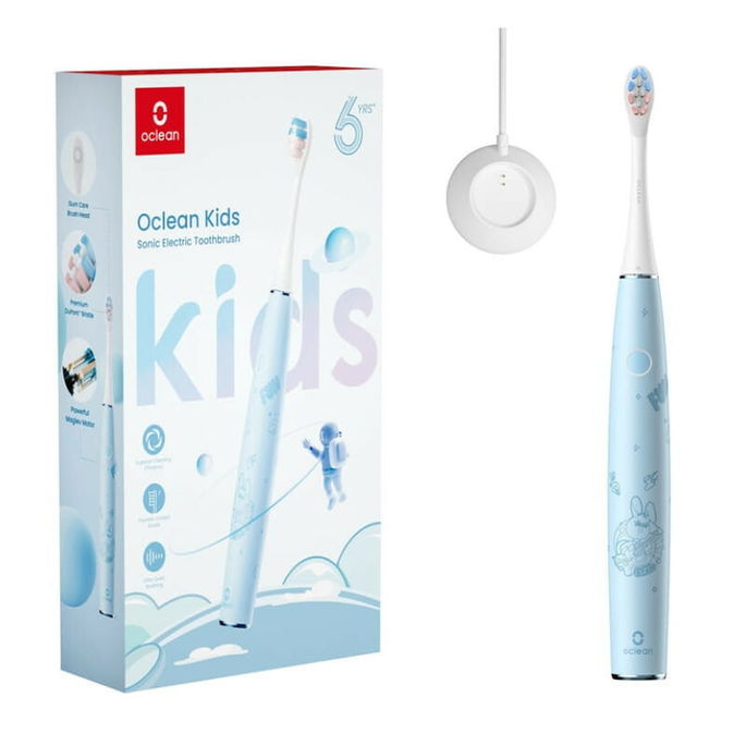 Oclean Kids Azul - Escova de dentes el&eacute;trica