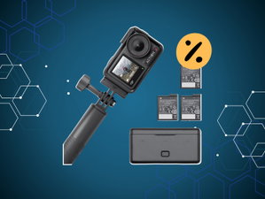 Oferta limitada: Pack Aventura DJI Osmo Action 4 por menos de 300€ na Amazon!