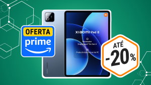 Oferta Prime antecipada: Tablet Xiaomi Pad 8 está a preço de saldo na Amazon