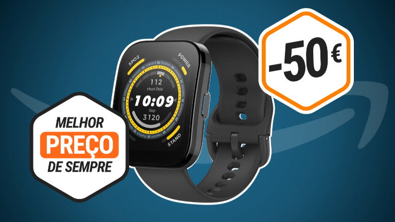 Oferta Prime: este smartwatch da Amazfit com GPS está a um preço histórico na Amazon