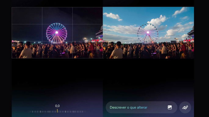 Edi&ccedil;&atilde;o fotos com IA One UI 8.5