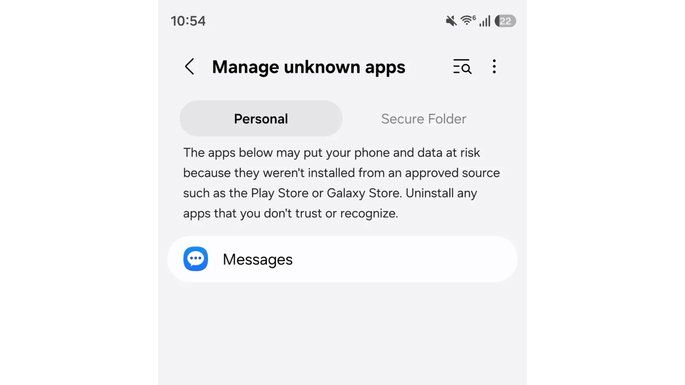 One UI 9 tem nova op&ccedil;&atilde;o que ajuda a identificar apps desconhecidas (e potencialmente perigosas)