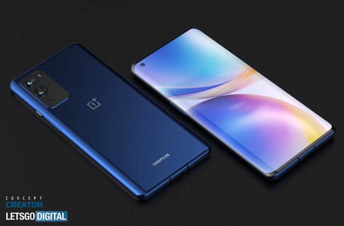 Conceito do OnePlus 9 Pro. Crédito: LetsGoDigital