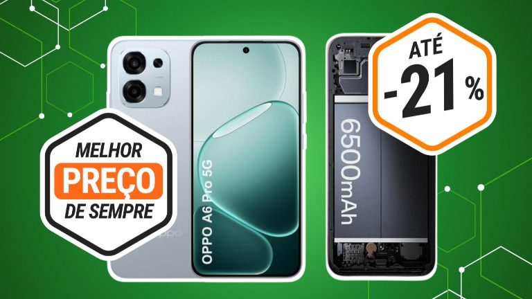 Oppo A6 Pro com bateria gigante de 6.500 mAh está com preço histórico!